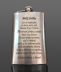 Ploskačka s gravírovaním