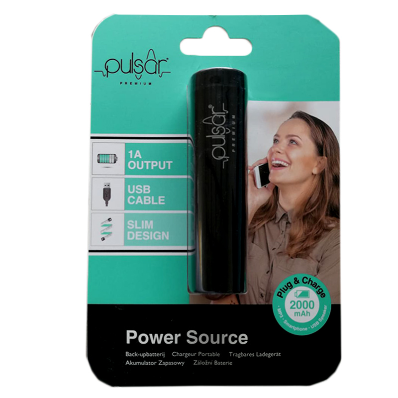  Externá nabíjačka POWER BANK pulsar premium 2000 mAh X1-7E