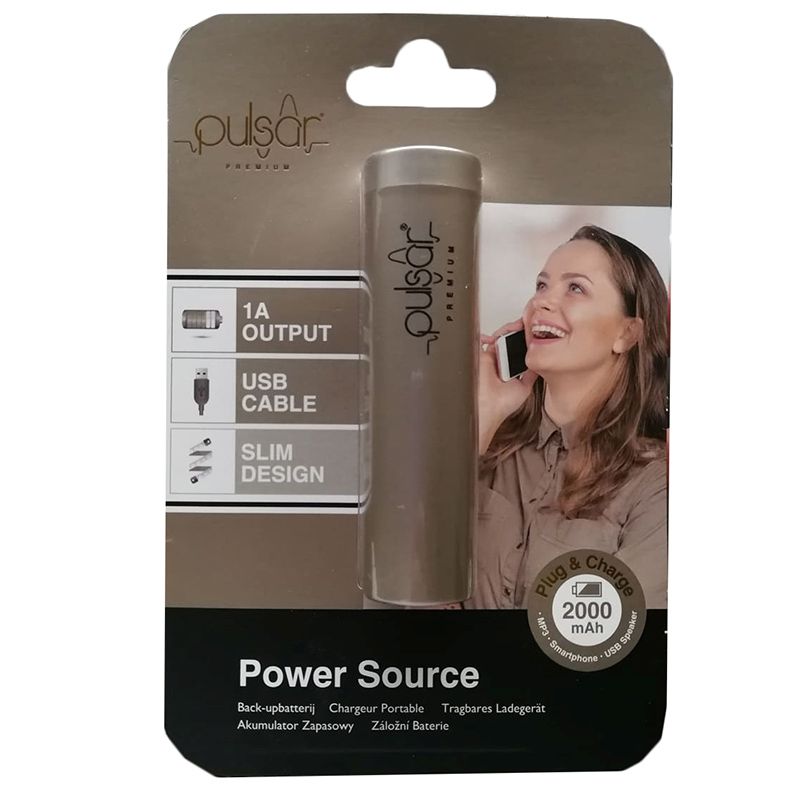  Externá nabíjačka POWER BANK pulsar premium 2000 mAh X1-7E