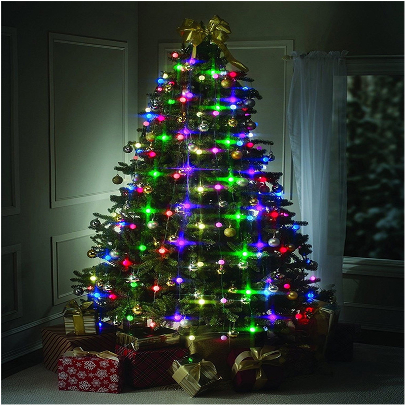 LED Vianočná reťaz 100 LED 31V multicolor 13 metrov
