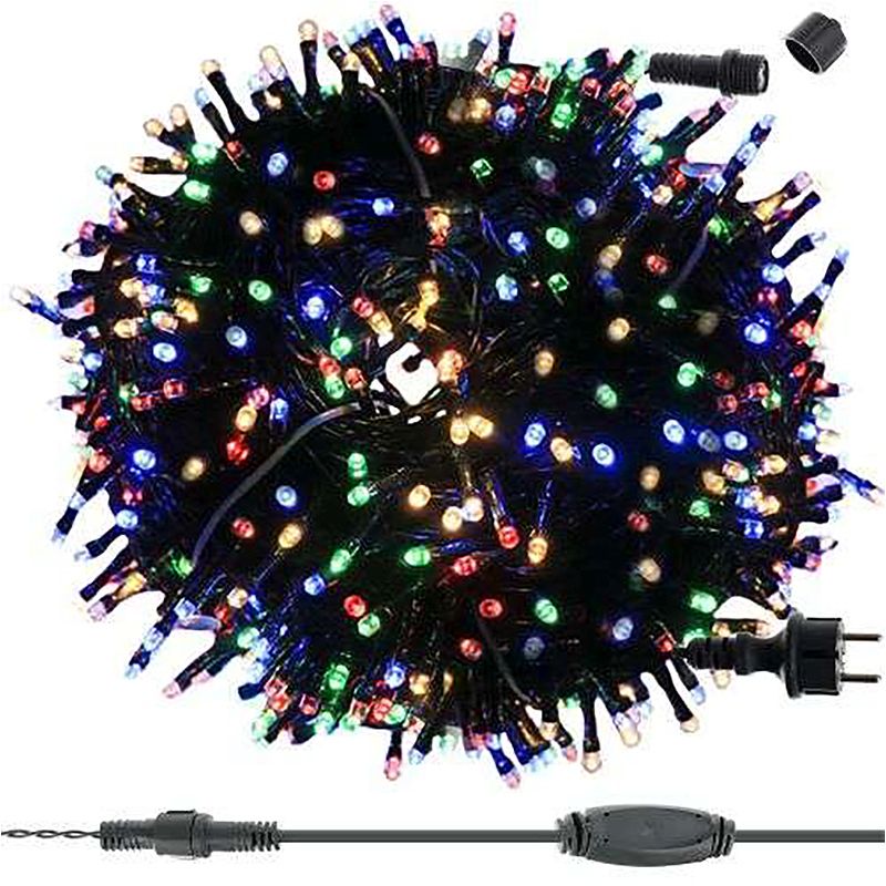LED Vianočná reťaz 100 LED 31V multicolor 13 metrov