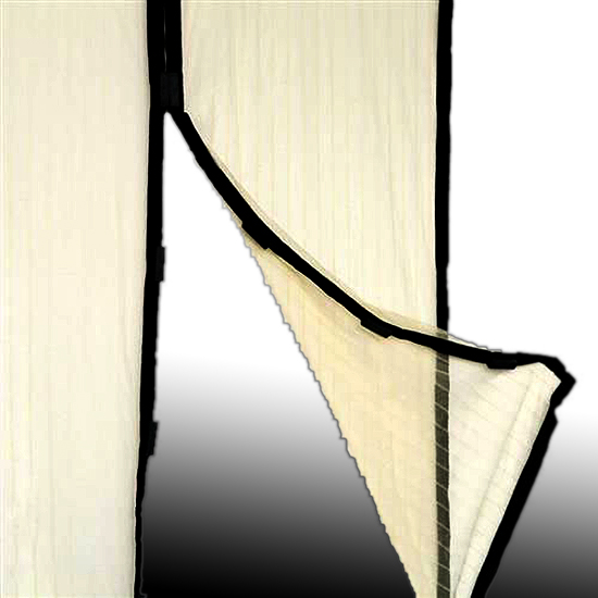 Magnetická sieťka na dvere proti hmyzu 210 x 100cm ecru
