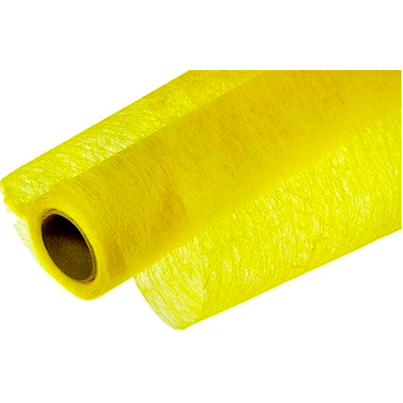 Dekoračný fleecový papier 10 metrov / 30 cm - žltá