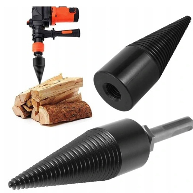 Kužeľový tŕň na štiepanie dreva 45mm s adaptérom
