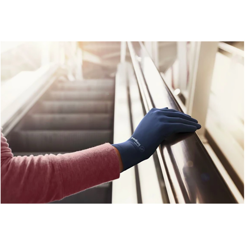 LIVINGUARD Street Gloves - Rukavice s dotykovou funkciou obrazovky - dámske svetlomodré "M"
