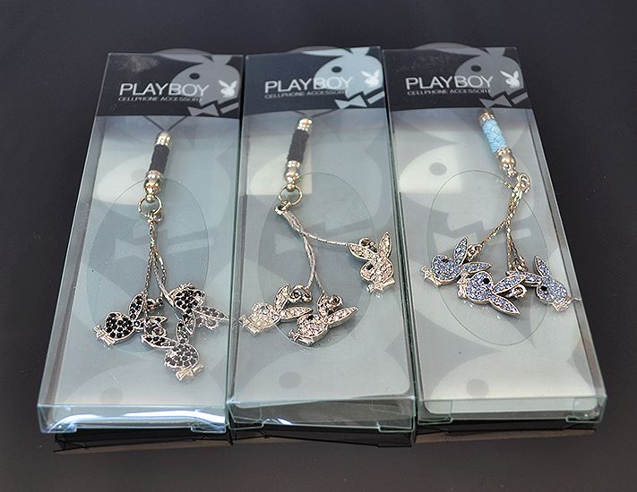 Prívesok PLAYBOY RABBIT TRIO