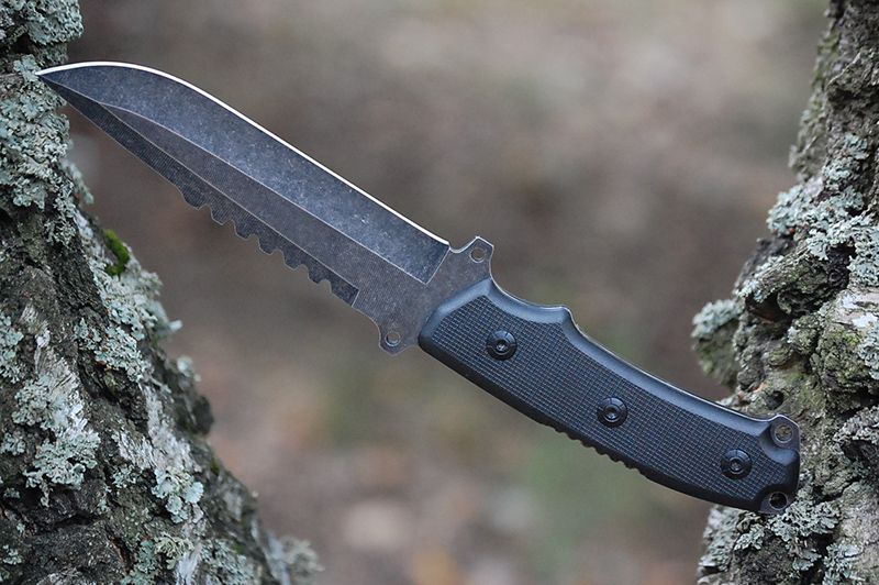 KANDAR Black - Nôž taktický 28/15cm