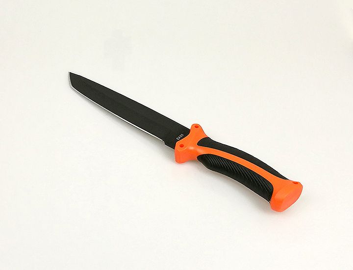 Kandar - Nôž poľovnícky Black-Orange 33/15cm