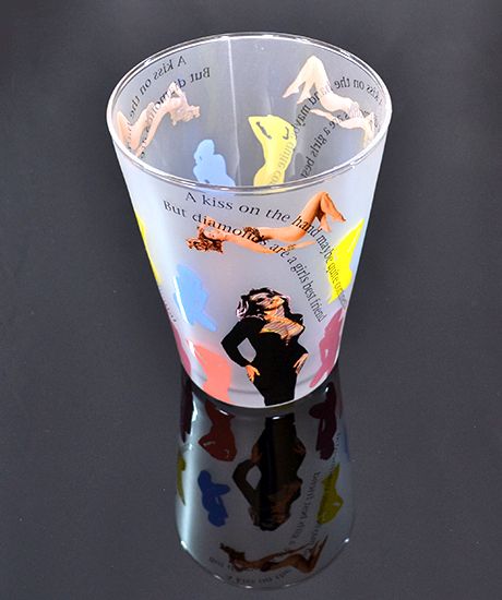 Cooler sklenený na alkohol Marilyn 