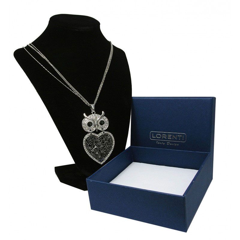 Náhrdelník dámsky Lorenti Big Owl silver