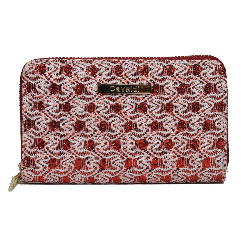 Peňaženka Cavaldi ECO CHWJ-01-9174 red/white