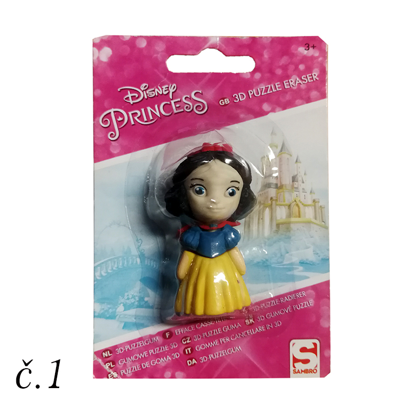 Guma disney postavička 3D