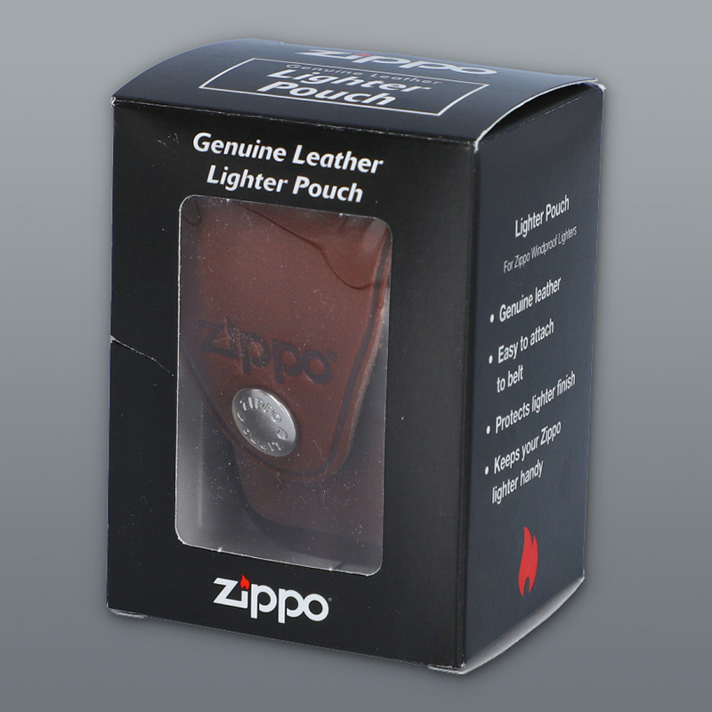 Zippo Púzdro na zapaľovač kožené hnedé