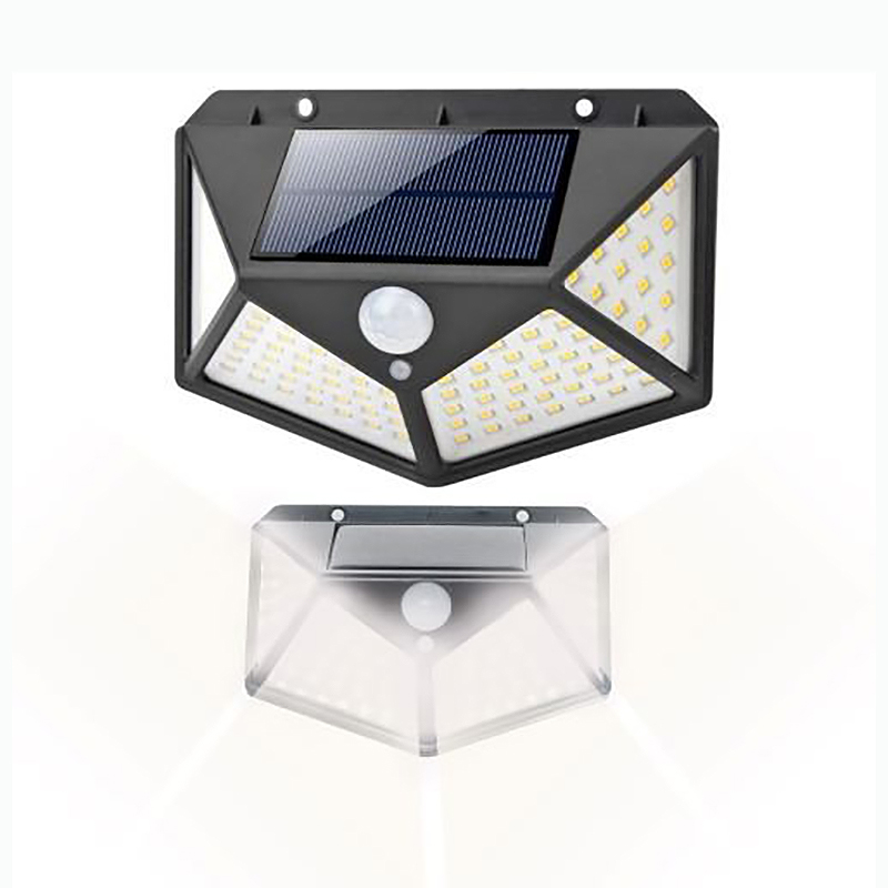 Solárna lampa na stenu 100LED