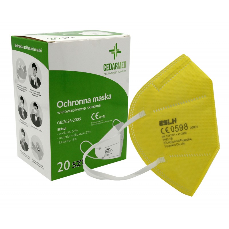 ESLH Respirátor s filtrom FFP2 yellow
