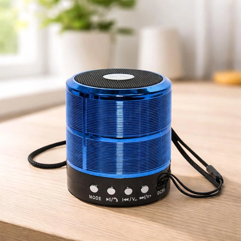 Bluetooth reproduktor valcový 3W prenosný
