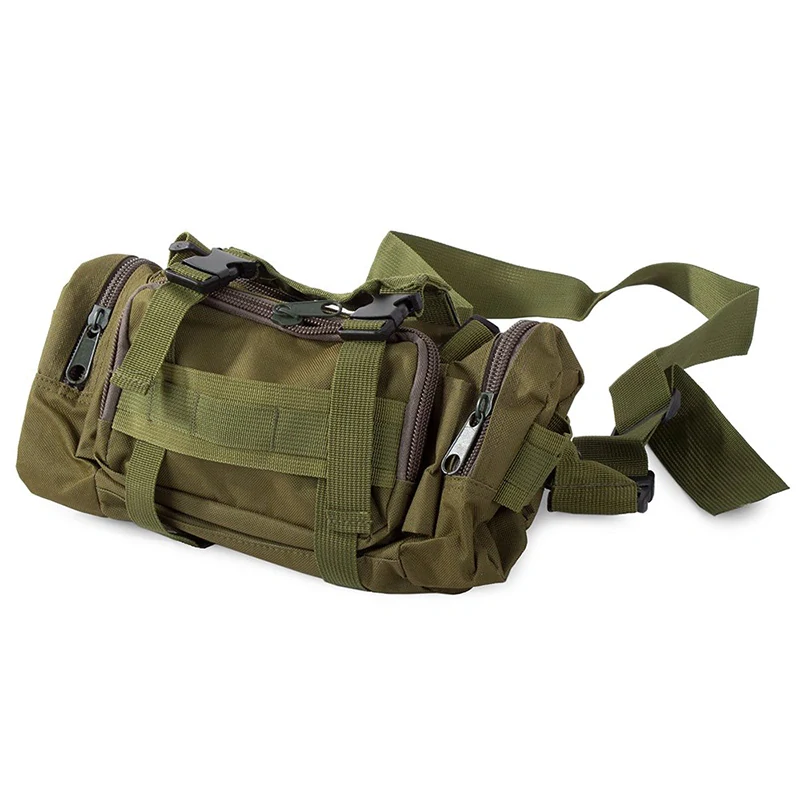 Outdoorový ruksak 45 l + 3,5 l camouflage zelený