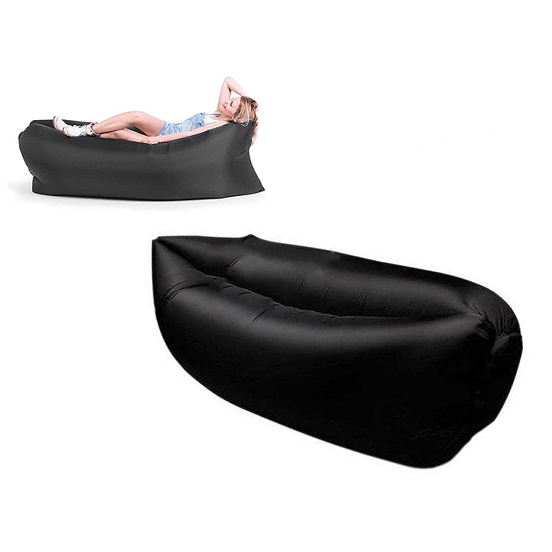 Lazy bag - Nafukovacia sofa čierna