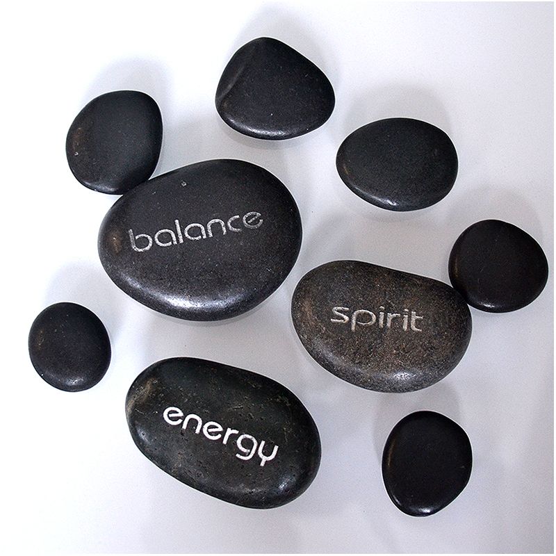Masážne kamene Hot Stone Massage 9ks