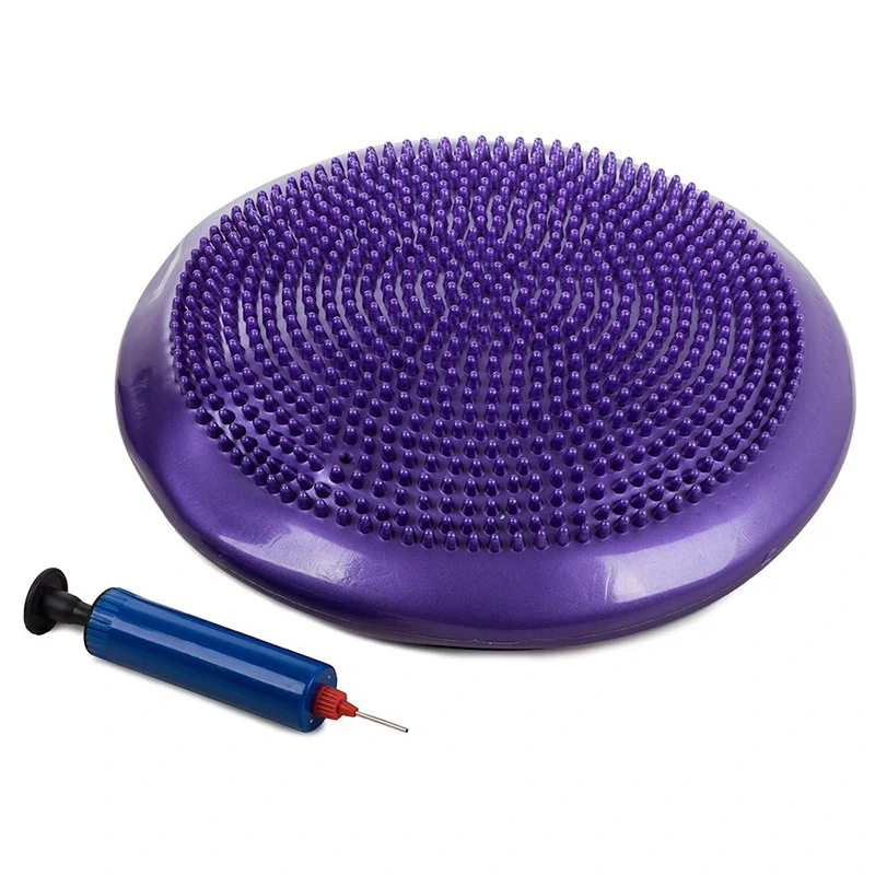 Senzomotorický vankúš 32 cm s pumpou fialový