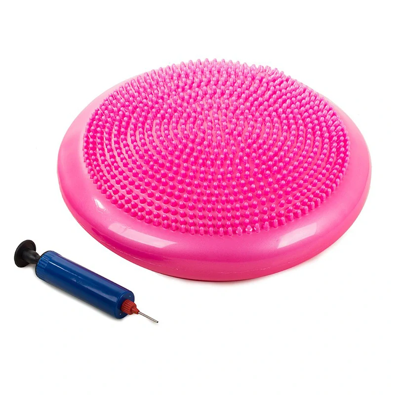 Senzomotorický vankúš 32 cm s pumpou ružový