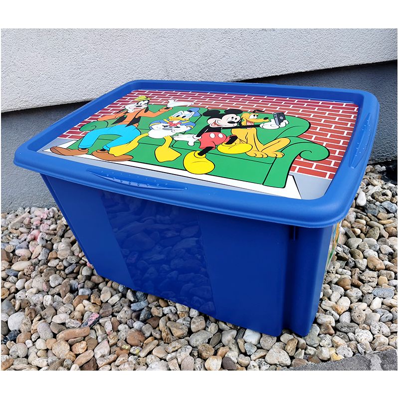 Keeper Úložný box Mickey Mouse 45 litrrov - 3boxy + 3 poklopy