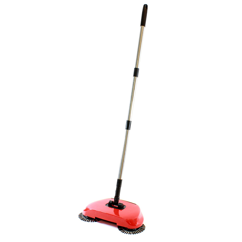 Mechanická rotačná metla červená