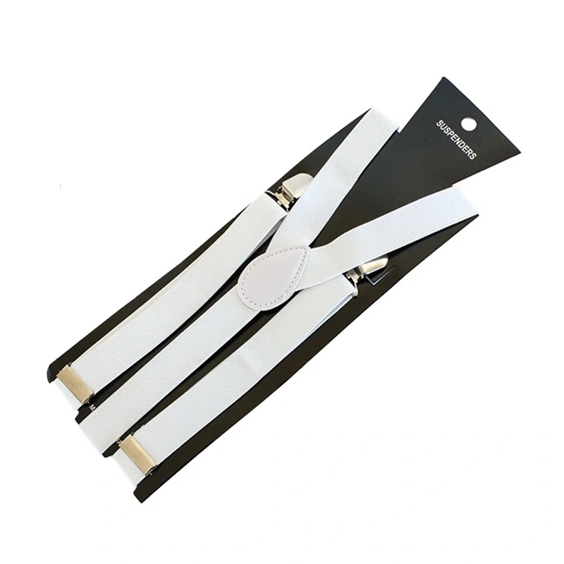 Traky typu "Y" M-XL biele