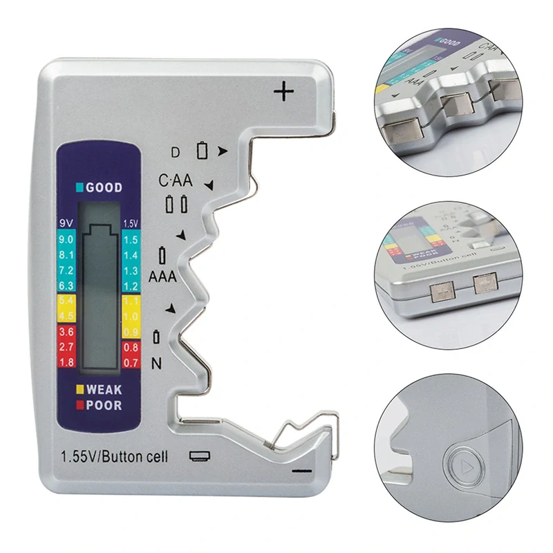 Tester batérií LCD