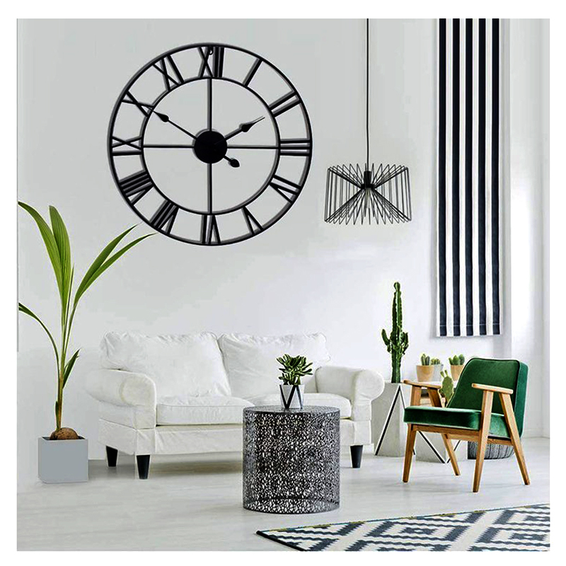Rímske nástenné hodiny retro vintage 60 cm