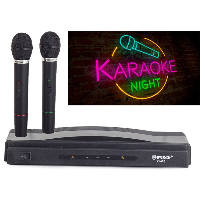 Sada Stanica karaoke + 2 mikrofóny bezšnúrové