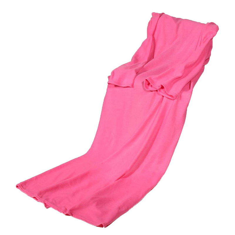 Snuggie - Televízna deka s rukávmi 180 x 138 cm ružová