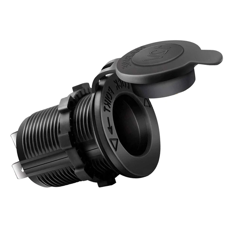 Zásuvka zapaľovača na auto hermetická 12V/24V