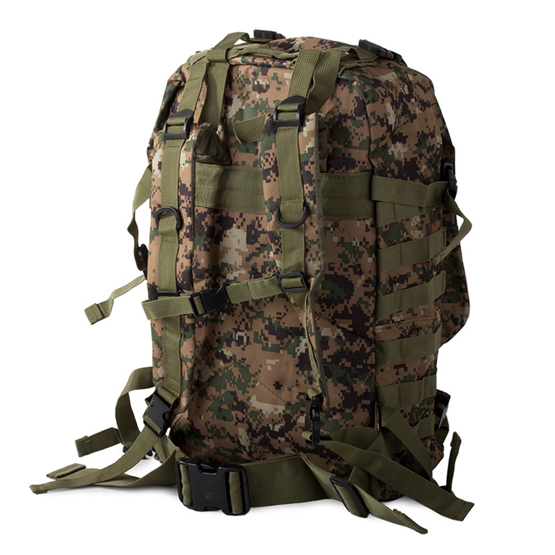 Taktický vojenský ruksak na prežitie 45l + 3,5l kamufláž Panther