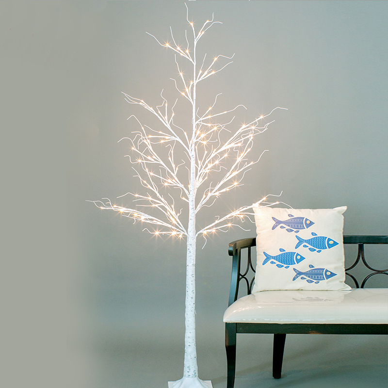 Dekoračná vianočná breza 180cm LED