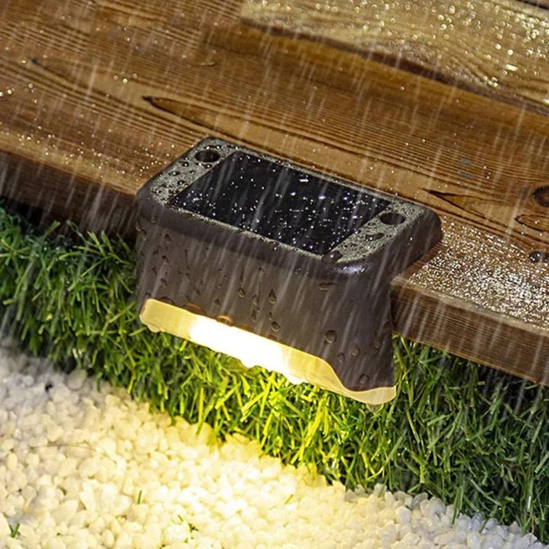 Solárna LED lampa na schody 4ks