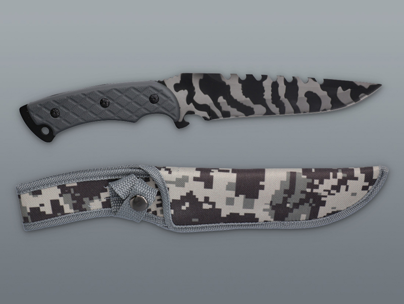 Nôž taktický Columbia 1018A kamufláž 29/19cm