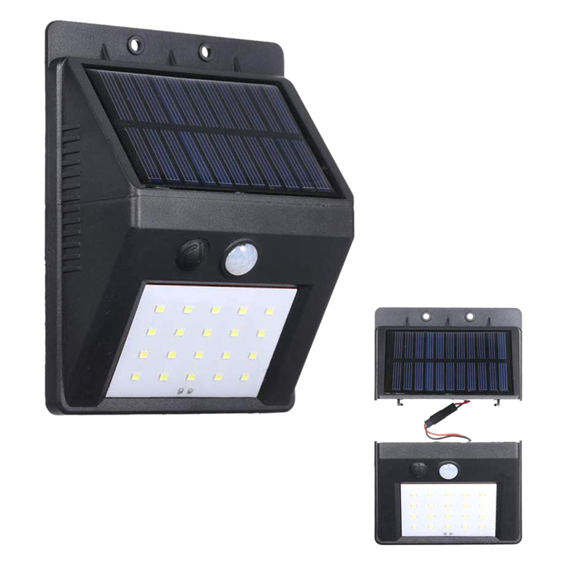 Nástenná solárna lampa 30LED s detektorom pohybu