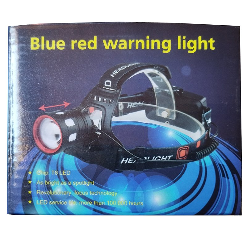 Čelová baterka T6 LED 