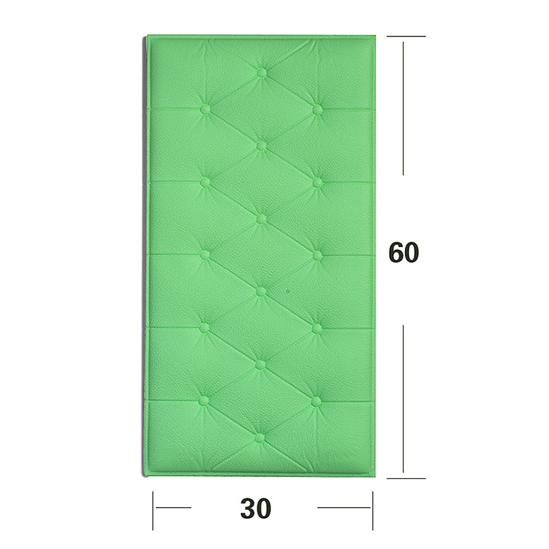 Dekoračný nástenný panel 60 x 30 cm zelený