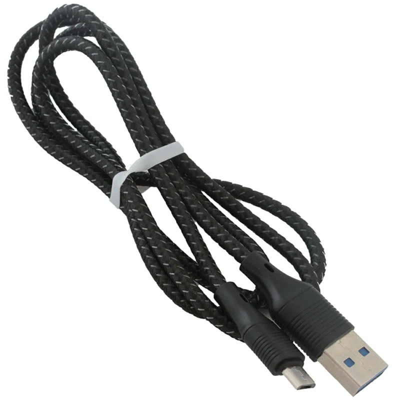 Micro USB kábel 1m pletený