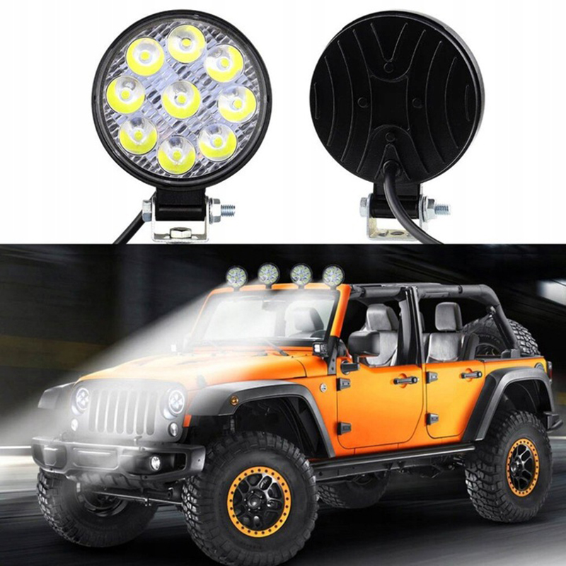 Halogénová pracovná lampa 9 LED 12/24V 27W