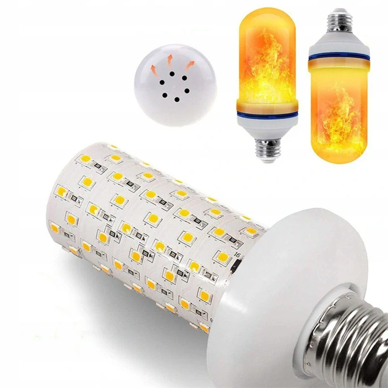 LED žiarovka s efektom plameňa E27 9 W