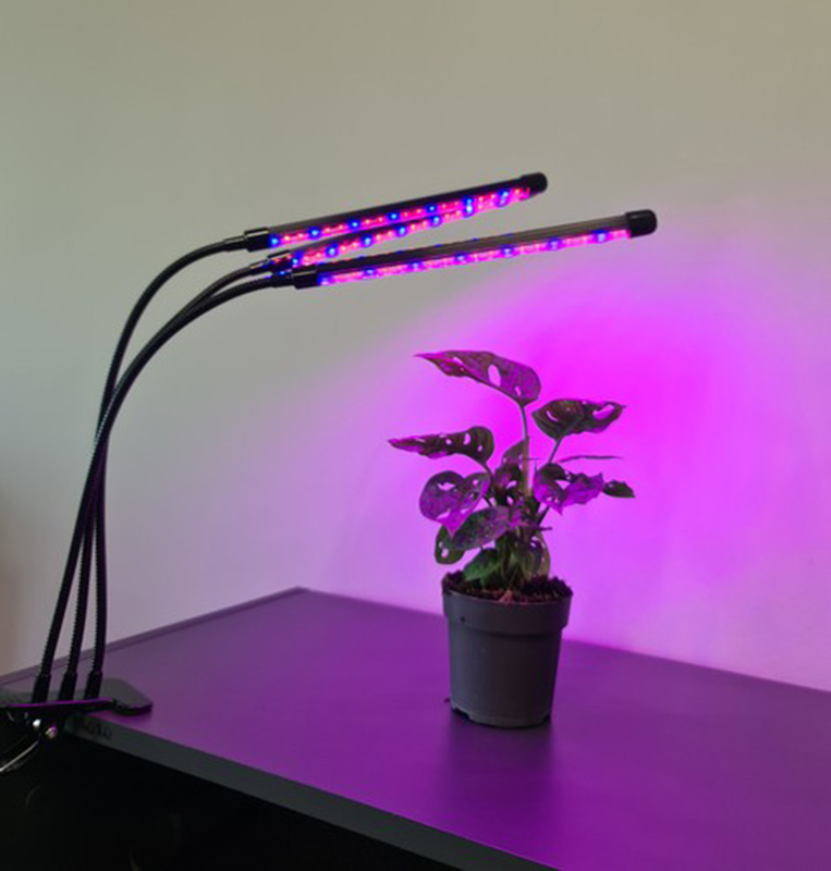 Lampa 20 LED na podporu rastu rastlín 3ks