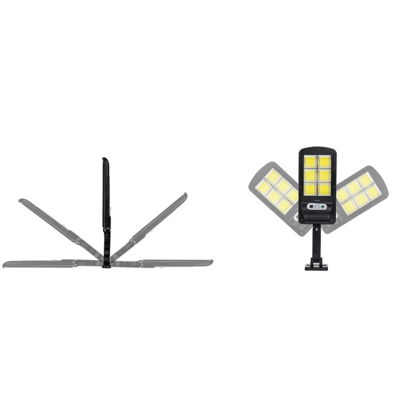 Izoxis Nástenná solárna lampa 120LED COB