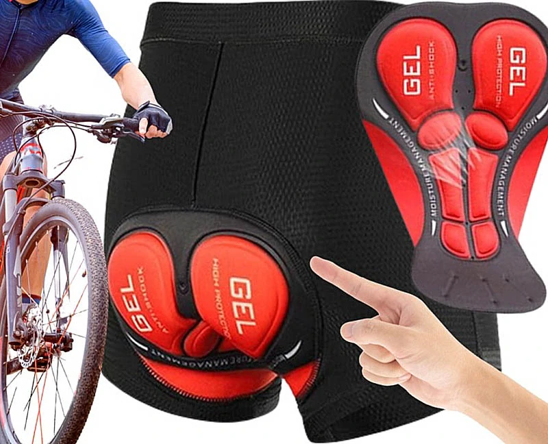 Cyklistické nohavice s gélovou vložkou veľkosť L