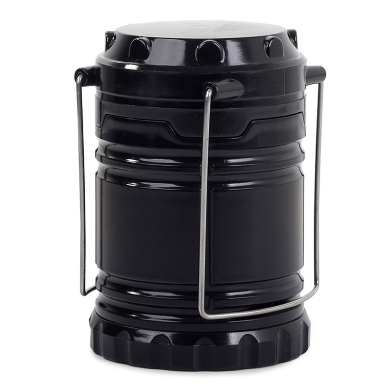 Kempingová lampa skladacia 1W čierna