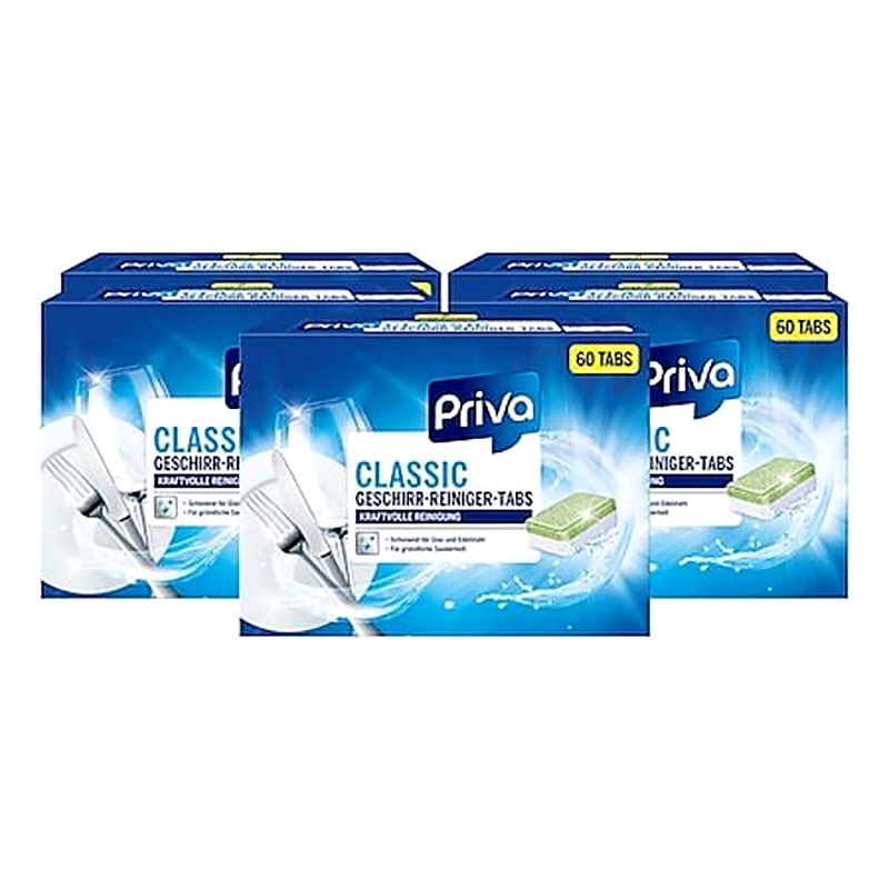 PRIVA Classic - Tabletky do umývačky riadu 60ks