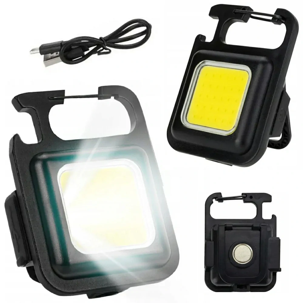 Prívesok multifunkčná baterka COB 36LED