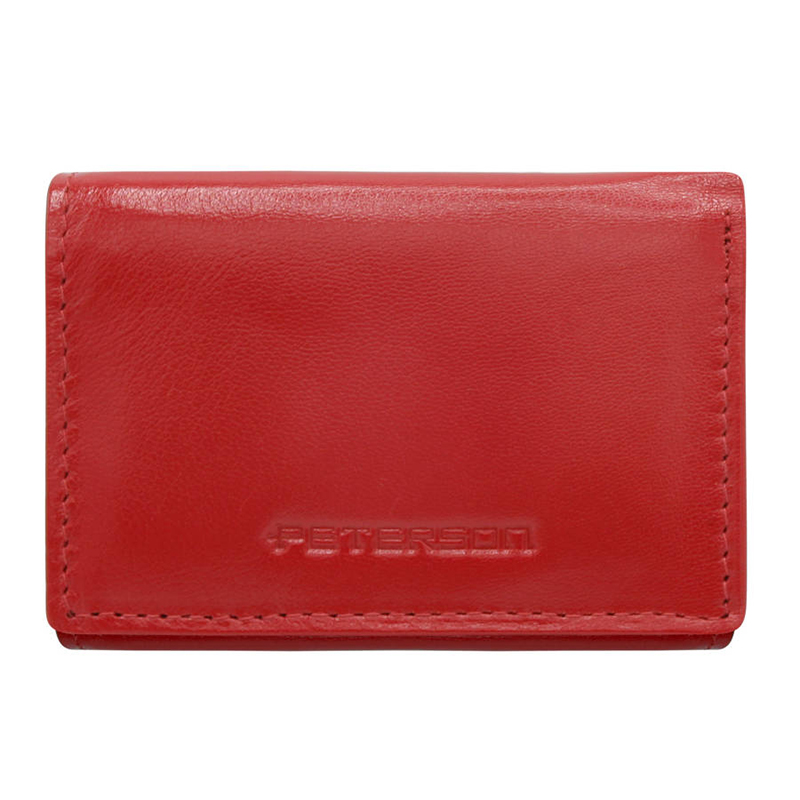 Peterson - Peňaženka kožená dámska RD-SWZX-86-GCL-4246 red